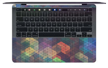 Colourful Triangles pattern - Macbook Skin