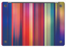 Colourful Straight Lines Pattern - Macbook Skin