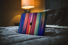 Colourful Straight Lines Pattern - Macbook Skin