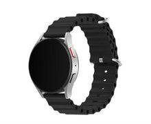 Black Beat Watch Band (22mm) for Samsung/OnePlus/Fitbit Smartwatches