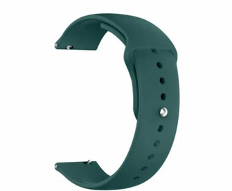 Green Silicone Click (22mm) Watch Strap/Band for Samsung/OnePlus/Fitbit Smartwatches