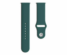 Green Silicone Click (22mm) Watch Strap/Band for Samsung/OnePlus/Fitbit Smartwatches