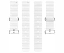 White Beat Watch Band (22mm) for OnePlus/Fitbit/Samsung Smartwatches