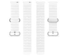 White Beat Watch Band (20mm) for OnePlus/Fitbit/Samsung Smartwatches