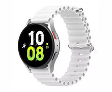 White Beat Watch Band (22mm) for OnePlus/Fitbit/Samsung Smartwatches