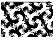 Black White Birds - Macbook Skin