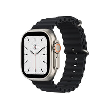 Black Ocean Bed Apple WatchBand (Only Strap)(42/44/45/49mm)