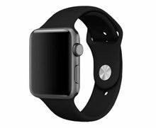 Black Silicone Apple WatchBand (42/44/45/49mm)