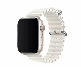 White Ocean Bed Apple WatchBand (Only Strap)(42/44/45/49mm)