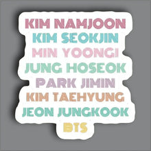 BTS  01 - Sticker