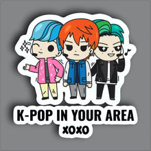 K Pop in Your Area - Sticker