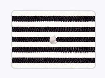 Black & White Lines - Macbook Skin