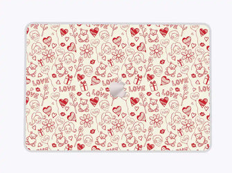 Love Shapes - Macbook Skin