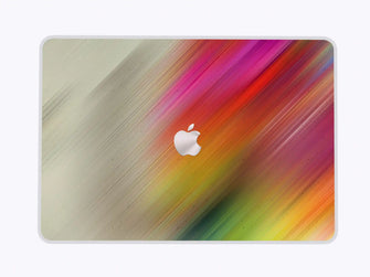 Colourful Lines - Macbook Skin