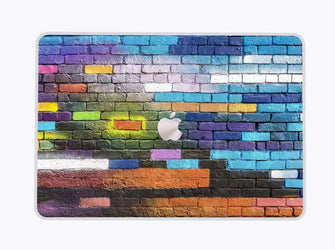 Colourful Designer Wall - Macbook Skin