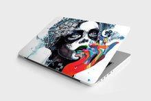 Floral Colourful Girl - Laptop Skin