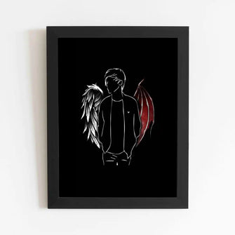 Angle & Devil Boy - Framed Poster