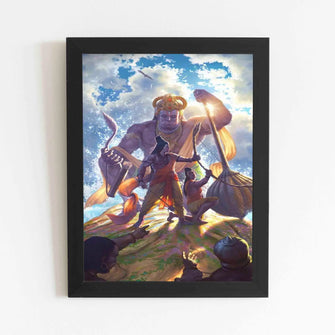 Lord Ram Hanuman & Laxman - Framed Poster