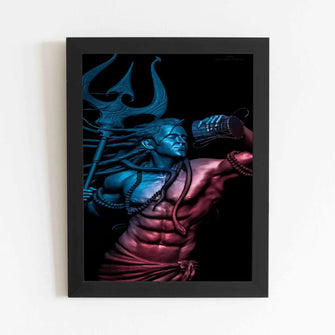 Lord Shiv  - Framed Poster