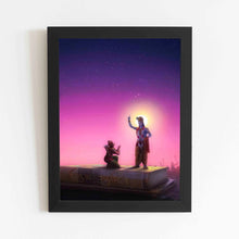 Shri Krishna Lord - Framed Poster