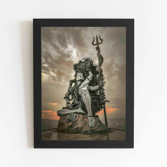  Lord Shiva - Framed Poster