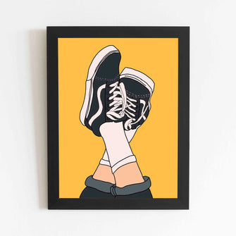 Vans Shoes  - Framed Poster