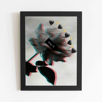 Toxic Flowers & Love - Framed Poster