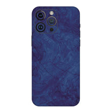 Mesmerizing Dark Blue Marble Mobile Skin