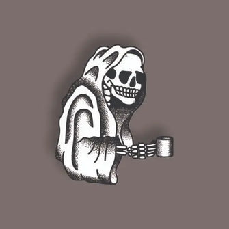 Ghost With a Cup of Tea - Random Sticker