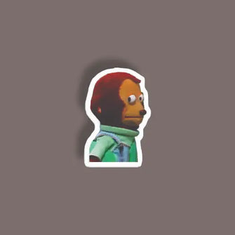 Monkey Looking - Random Sticker