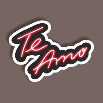 TE Amo - Neon Sticker 