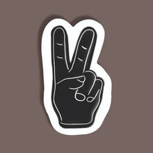 Victory Fingers - Neon Sticker 