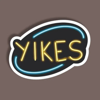 Yikes - Neon Sticker 