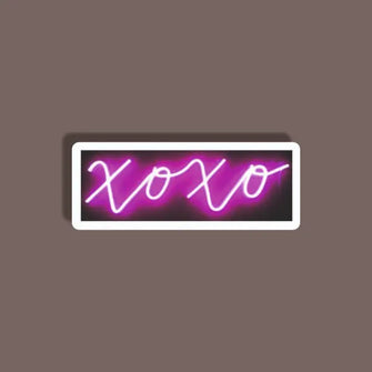 XOXO 02 - Neon Sticker 