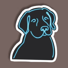 Dog - Neon Sticker 