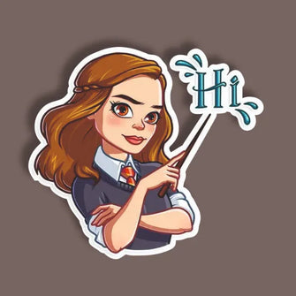 Hi wand - Potter Sticker